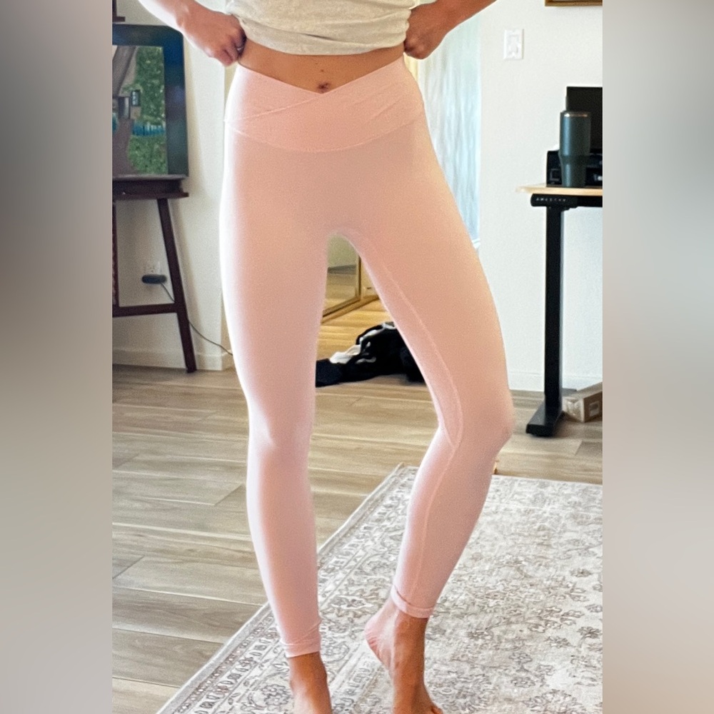 CSB Fade Crossover leggings in color Blossom
